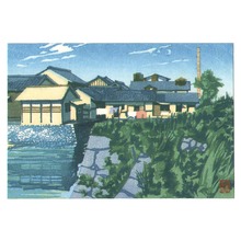 Unknown: Kuwana Fubutsu Shi - Canal of Katamachi - Artelino