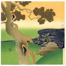 Ogata Gekko: Maple Tree and Creek - Artelino