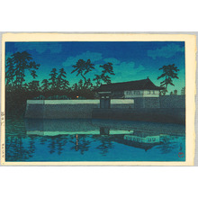 Kawase Hasui, 川瀬巴水 (Kawase Hasui)による浮世絵「Sakurada Gate」