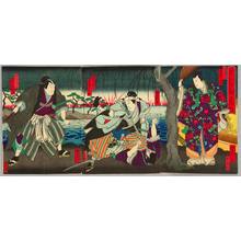 Utagawa Yoshitaki: Rising Sun - Kabuki - Artelino