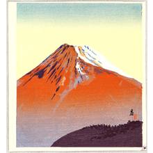 徳力富吉郎: Red Mt. Fuji - Artelino