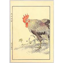 今尾景年: Rooster and Hen - Keinen Gafu - Artelino