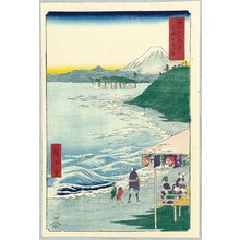 Utagawa Hiroshige: Shichirigahama - Thirty-six Views of Mt.Fuji - Artelino