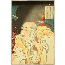 歌川豊国: Priest Konenbo - Kabuki - Artelino