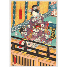 Utagawa Kunisada: Shizuka Gozen - Artelino