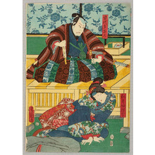 Utagawa Kunisada: Court Scene - Kabuki - Artelino