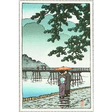 Japanischer Druck "Mt. Arashi" von Kawase Hasui, 川瀬巴水 (Kawase Hasui)