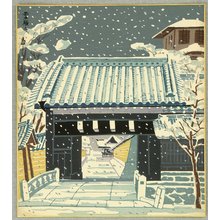 Tokuriki Tomikichiro: NishiHongan Temple - Kyoto Twelve Months - Artelino