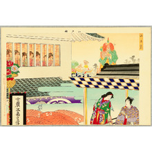 豊原周延: Sanno Festival - Edo Nishiki - Artelino