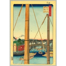 Utagawa Hiroshige: Teppozu - One Hundred Famous Views of Edo - Artelino
