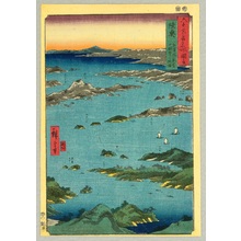 Japanese Print "Mutsu Province - Famous Places in Sixty Odd Provinces" by Ando Hiroshige, 歌川広重 (Ando Hiroshige)