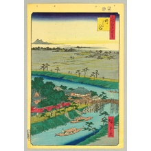 歌川広重: Yanagishima - 100 Famous Views of Edo - Artelino