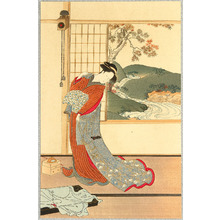 Japanese Print "Beauty and Creek" by Unknown, 無款 (null)