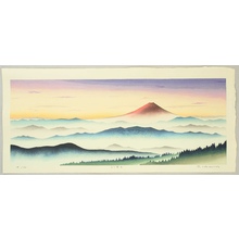 Okamoto Ryusei: Morning Glow at Mt. Fuji - Artelino