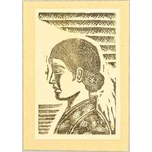 日本版画 "Profile of a Woman - Shiro to Kuro, Vol. 23" 由 Unknown, 無款 (null) 创作