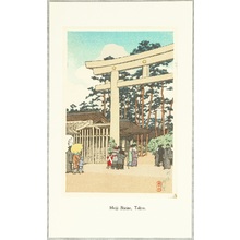 Japanischer Druck "Meiji Shrine" von Kawase Hasui, 川瀬巴水 (Kawase Hasui)