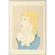 日本版画 "Blond Woman" 由 Unknown, 無款 (null) 创作