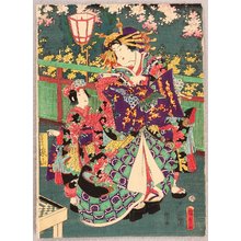 Utagawa Kunisada III: Beauty Izumiyama - Artelino