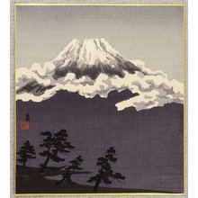 Tokuriki Tomikichiro, 徳力富吉郎 (Tokuriki Tomikichiro)による浮世絵「Mt. Fuji」