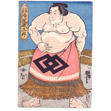 Japanese Print "Marugame Genkai aratame Nio" by Utagawa Kuniyoshi, 歌川国芳 (Utagawa Kuniyoshi)