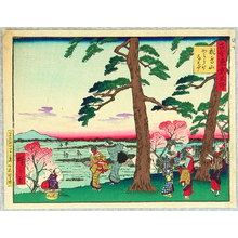 Utagawa Hiroshige III: Sunset - Kokon Tokyo Meisho - Artelino