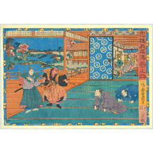 Utagawa Kunisada: Two Samurai - 47 Ronin - Artelino