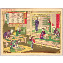 Utagawa Hiroshige III: Silk Worm Industry - Pictures of Products and Industries of Japan - Artelino