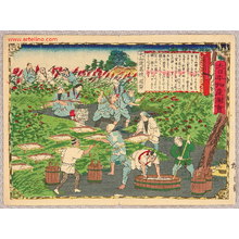Utagawa Hiroshige III: Harvesting Arrowroot - Pictures of Products and Industries of Japan - Artelino