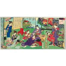 Utagawa Yoshitora: Banquet - Imayo Genji - Artelino