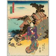 Utagawa Kunisada: Bijin Tokaido - Kanagawa - Artelino