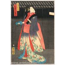 Utagawa Kunisada: Masquerade - Kabuki - Artelino