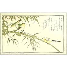 Kitagawa Utamaro: Long-tailed Tit and Japanese White-eye - Myriad Birds Compared in Humorous Verse - Artelino
