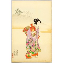 豊原周延: Palanquin - Ladies of Chiyoda Palace - Artelino