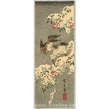 Utagawa Hiroshige: Sparrows in the Snow - Artelino