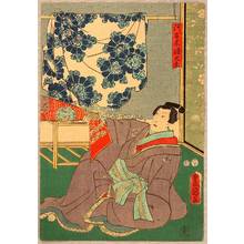 Utagawa Kunisada: Holding Back - Kabuki - Artelino
