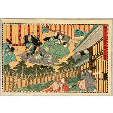 Utagawa Kunisada: 47 Ronin - Kanadehon Chushingura Act.3 - Artelino