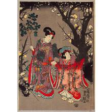 Utagawa Kunisada: Beauties and Plum - Artelino