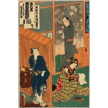 Utagawa Kunisada: Hair Stylist - Kabuki - Artelino