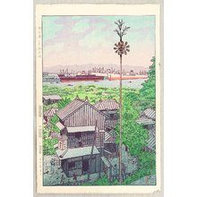 笠松紫浪: Yokohama Harbor - Artelino