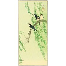 Ito Sozan: Barn Swallows and Willow - Artelino