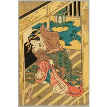 Estampe japonaise "Courtesan" par Utagawa Kunisada, 歌川国貞 (Utagawa Kunisada)