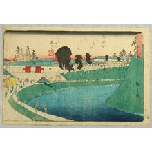 Utagawa Hiroshige: Famous Places of Edo - Soto Sakurada - Artelino