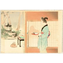 Mizuno Toshikata: Tea and Lantern - Artelino