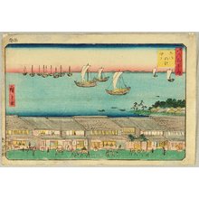 Utagawa Hiroshige: Famous Places of Edo - Shinagawa - Artelino