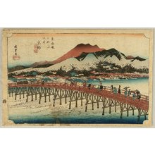 Utagawa Hiroshige: Keishi - Tokaido Gojusan Tsugi no Uchi (Hoeido) - Artelino