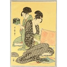 Kitagawa Utamaro: Two Beauties - Artelino