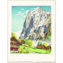 Morozumi Osamu: Near Grindelwald Village - Switzerland - Artelino