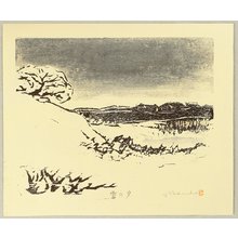 Unknown: Snow Landscape in the Evening - Artelino