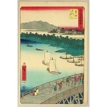 Utagawa Hiroshige: Yoshida - Upright Tokaido - Artelino