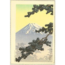 Kawase Hasui, 川瀬巴水 (Kawase Hasui)による浮世絵「Mt.Fuji」